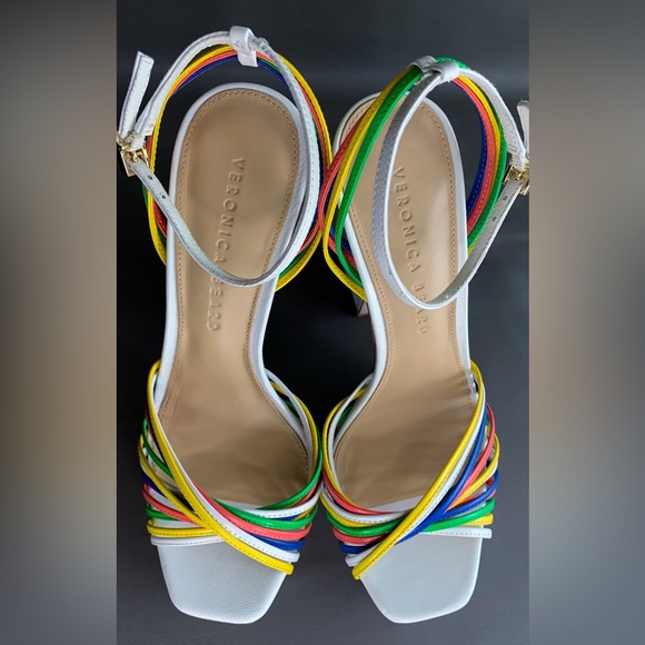 Veronica Beard “Fletcher” multicolor platform heels - Picture 8 of 8